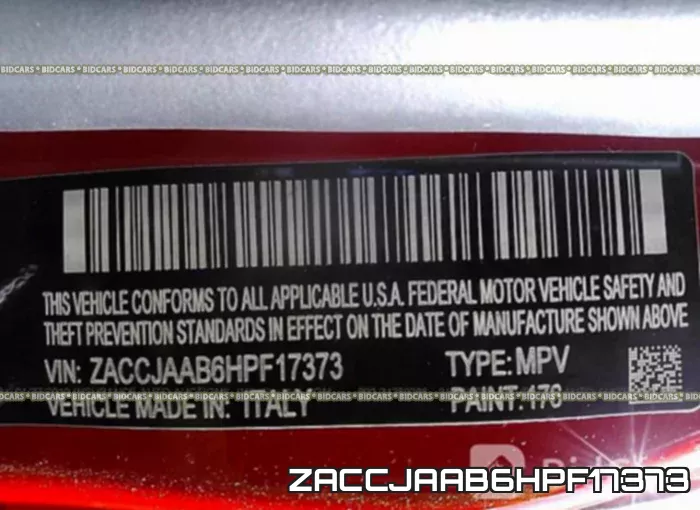 ZACCJAAB6HPF17373 фото 10