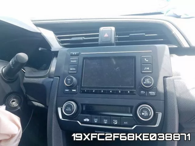 19XFC2F68KE038871 фото 10