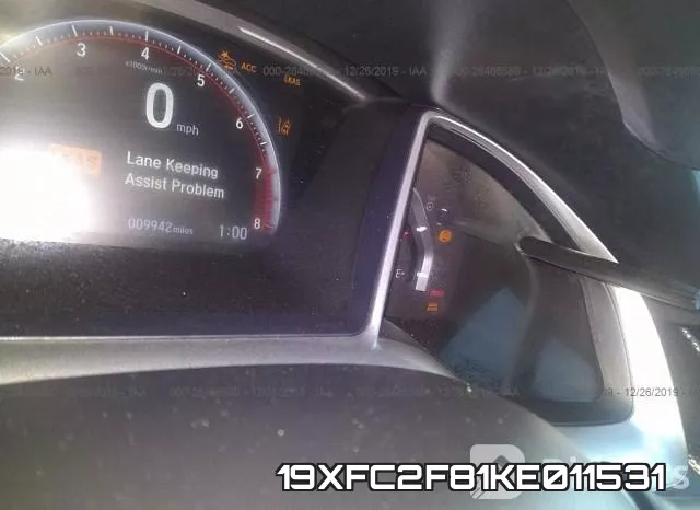 19XFC2F81KE011531 фото 8