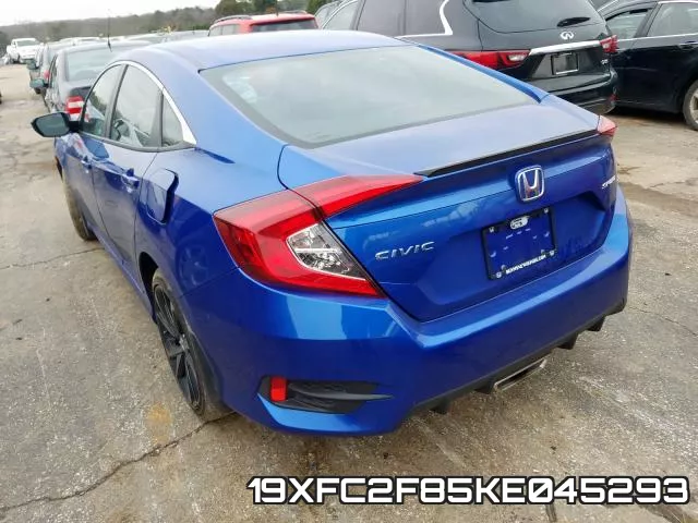 19XFC2F85KE045293 фото 4