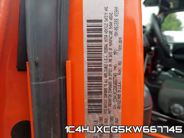 1C4HJXCG5KW667745 фото 2
