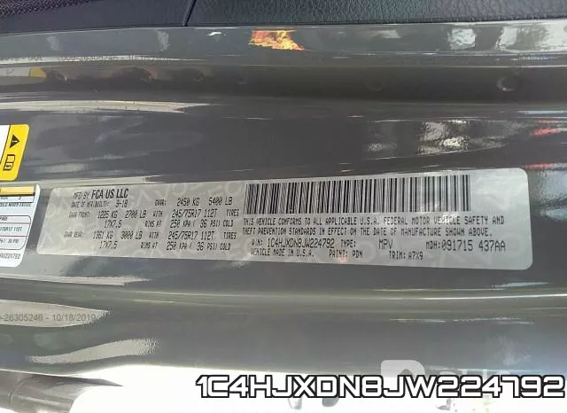 1C4HJXDN8JW224792 фото 10