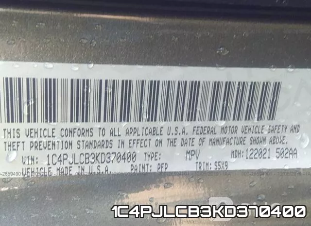 1C4PJLCB3KD370400 фото 10