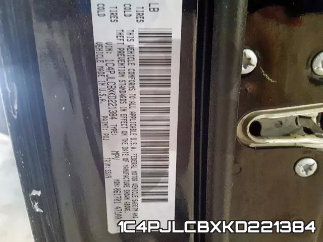 1C4PJLCBXKD221384 фото 2