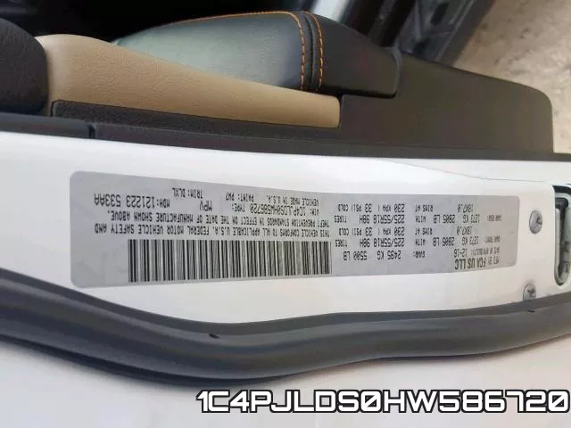 1C4PJLDS0HW586720 фото 2