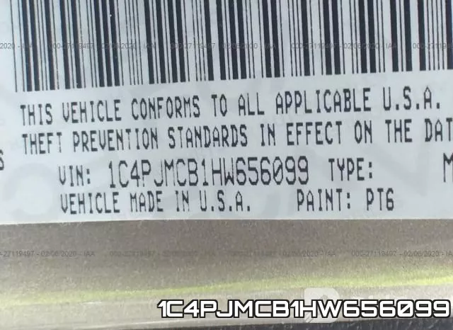1C4PJMCB1HW656099 фото 10