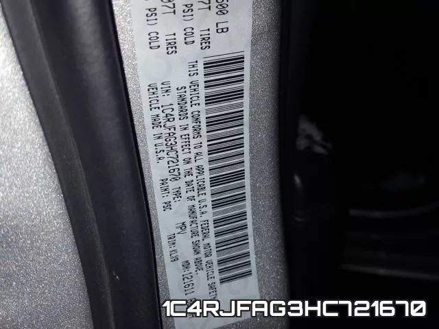 1C4RJFAG3HC721670 фото 2