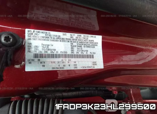 1FADP3K23HL299500 фото 10