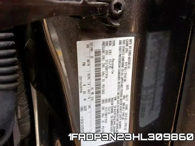 1FADP3N23HL309860 фото 2