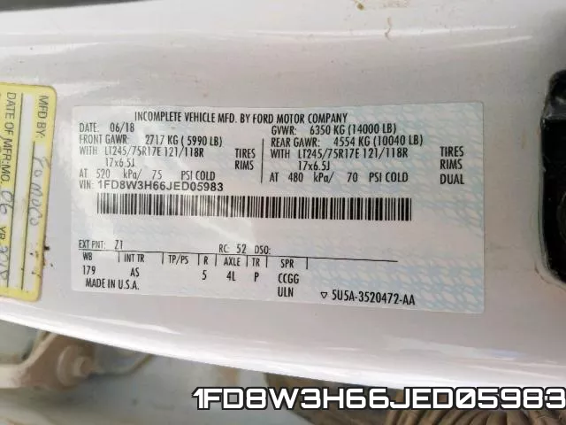 1FD8W3H66JED05983 фото 2