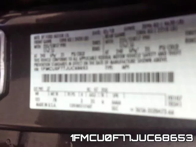 1FMCU0F77JUC68653 фото 2