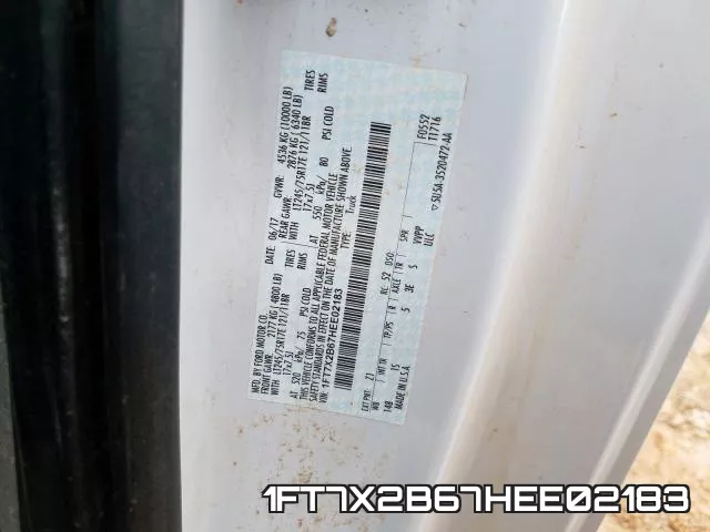 1FT7X2B67HEE02183 фото 2