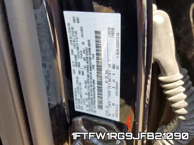 1FTFW1RG9JFB21090 фото 2