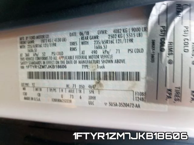 1FTYR1ZM7JKB18606 фото 2