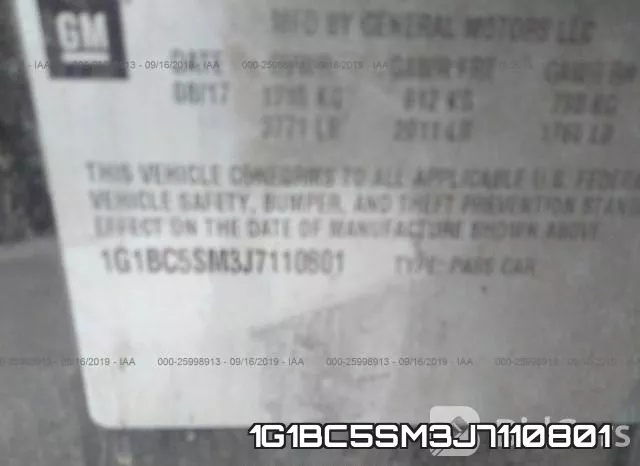 1G1BC5SM3J7110801 фото 10