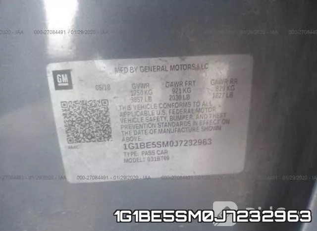 1G1BE5SM0J7232963 фото 10