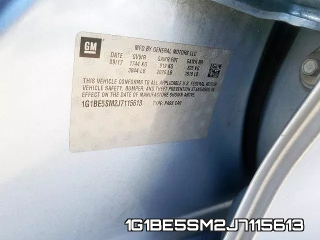 1G1BE5SM2J7115613 фото 2