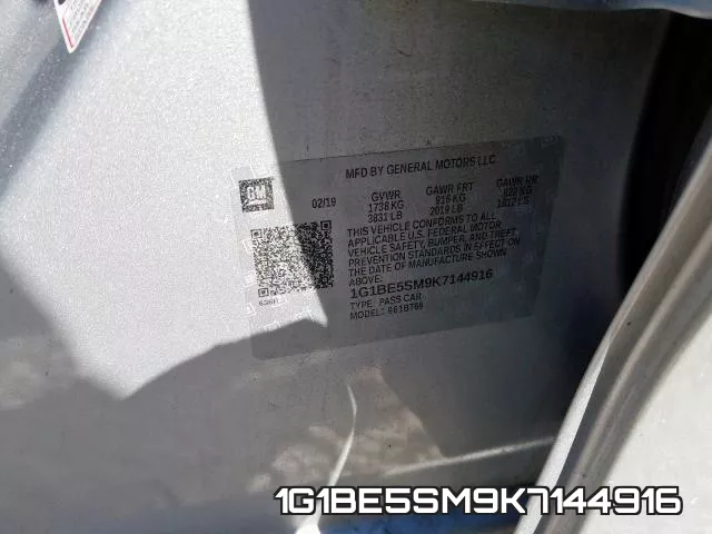 1G1BE5SM9K7144916 фото 2