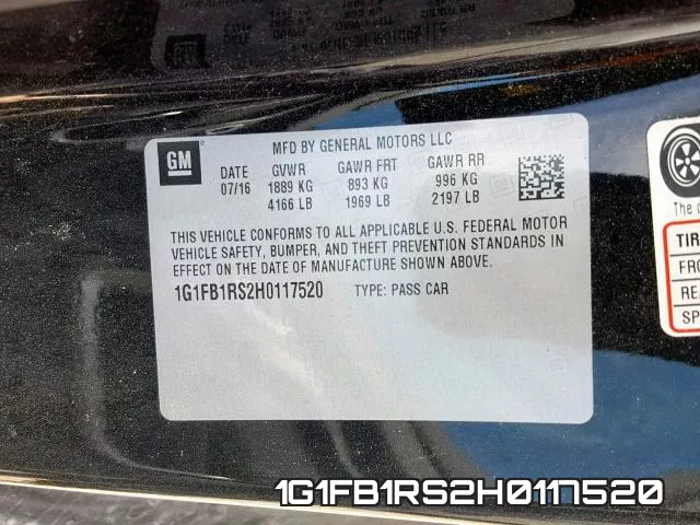 1G1FB1RS2H0117520 фото 2