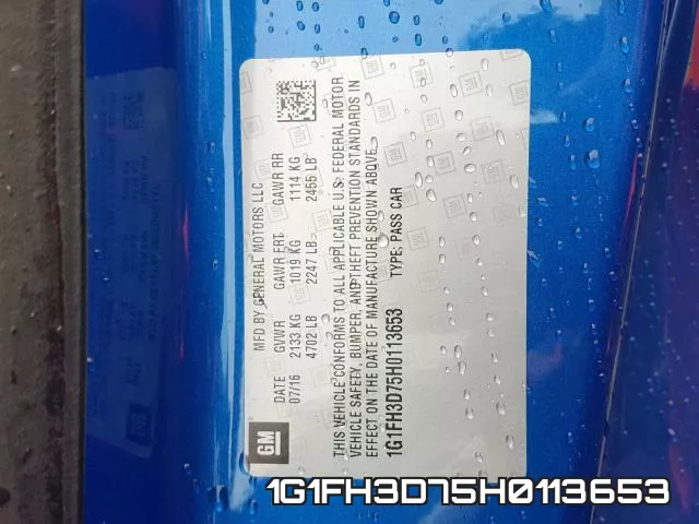 1G1FH3D75H0113653 фото 2