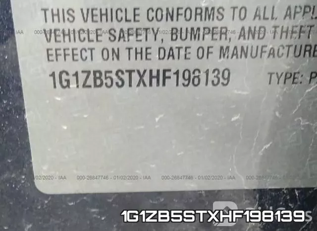 1G1ZB5STXHF198139 фото 10
