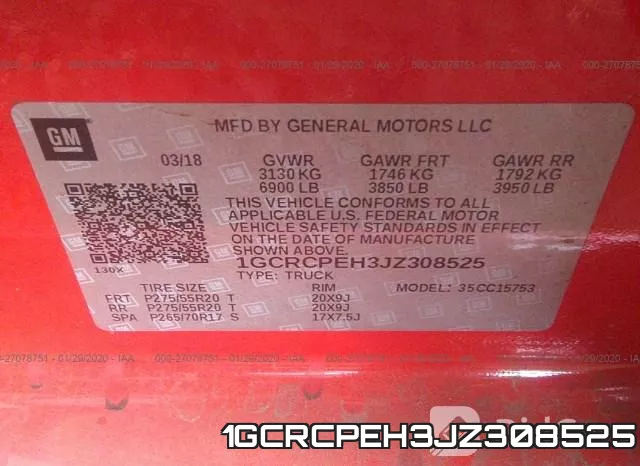 1GCRCPEH3JZ308525 фото 10