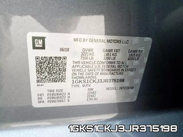 1GKS1CKJ3JR375198 фото 2