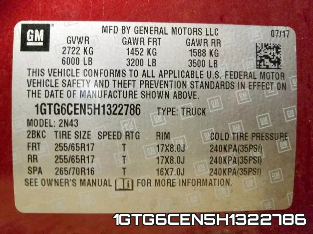 1GTG6CEN5H1322786 фото 2
