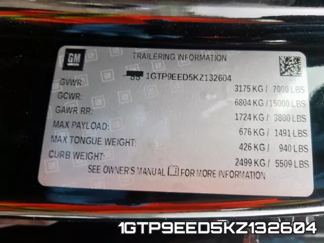 1GTP9EED5KZ132604 фото 2