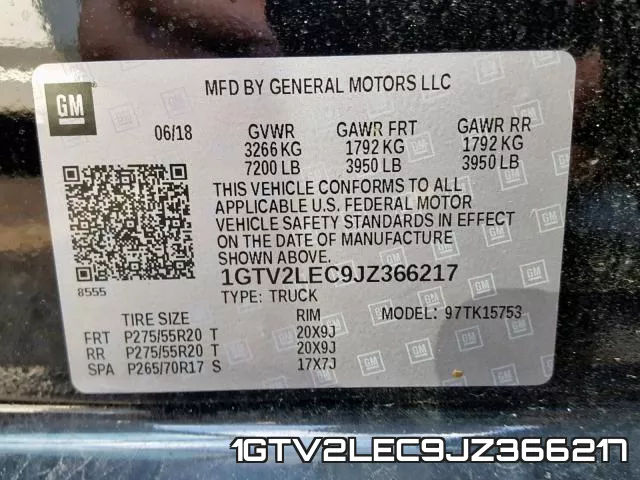 1GTV2LEC9JZ366217 фото 2