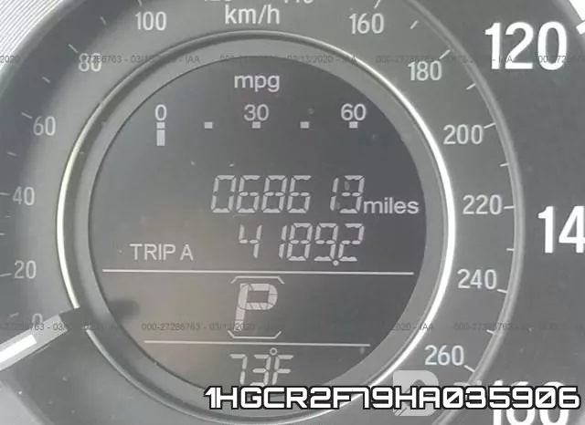 1HGCR2F79HA035906 фото 8