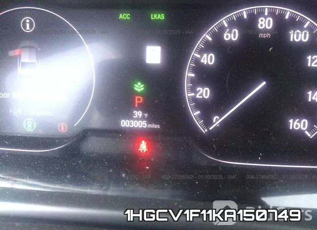 1HGCV1F11KA150749 фото 8