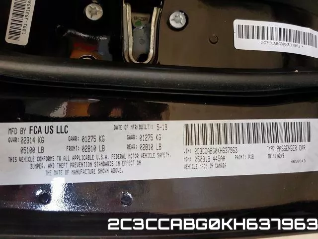 2C3CCABG0KH637963 фото 2