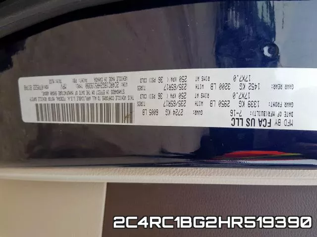 2C4RC1BG2HR519390 фото 2