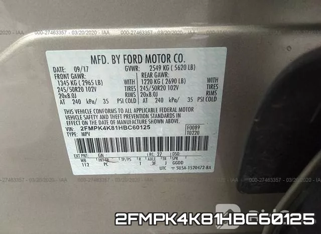 2FMPK4K81HBC60125 фото 10