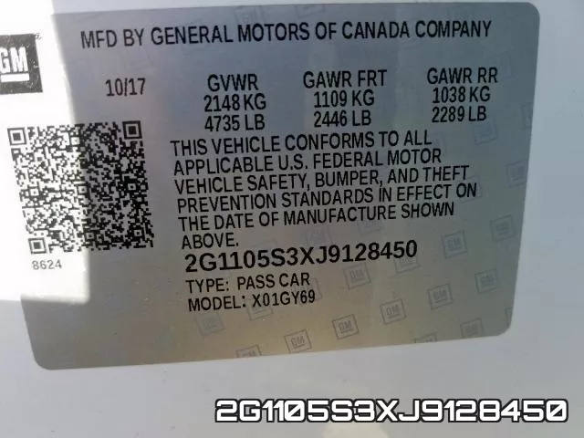 2G1105S3XJ9128450 фото 2