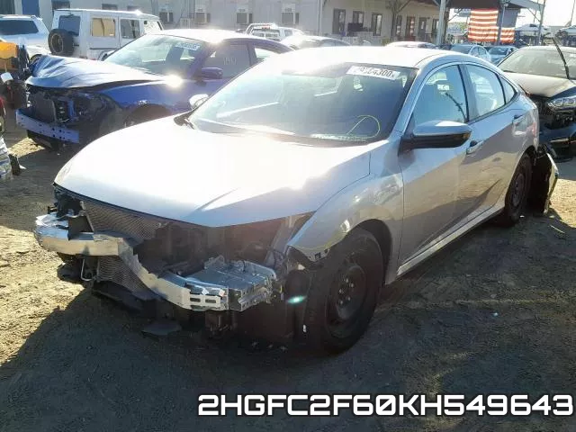 2HGFC2F60KH549643 фото 3