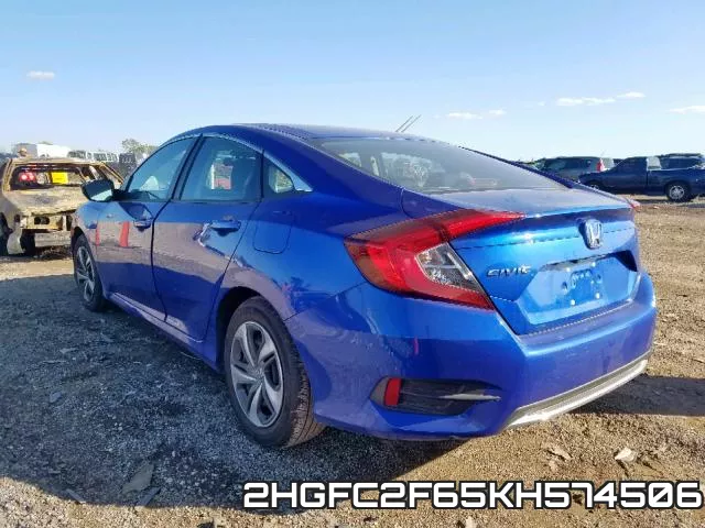 2HGFC2F65KH574506 фото 4