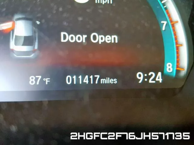 2HGFC2F76JH571735 фото 9