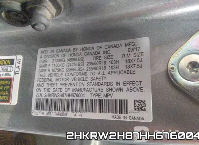 2HKRW2H87HH676004 фото 10