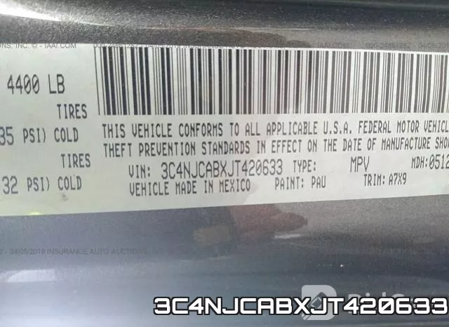3C4NJCABXJT420633 фото 10