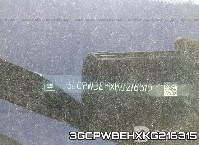 3GCPWBEHXKG216315 фото 10