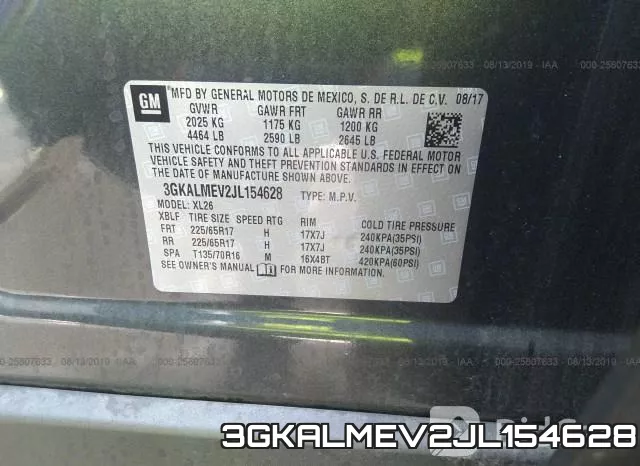 3GKALMEV2JL154628 фото 10
