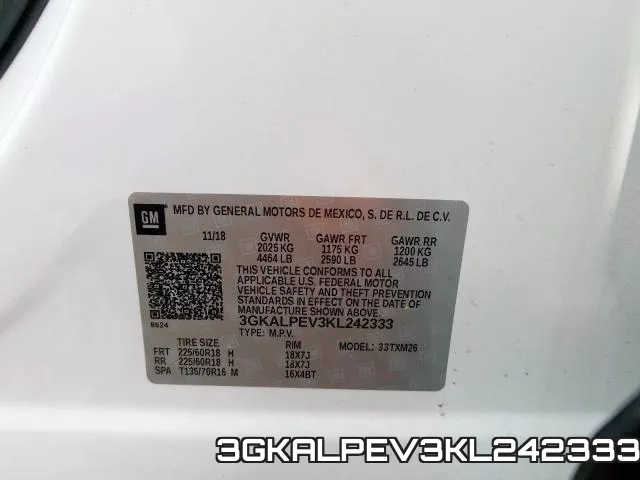 3GKALPEV3KL242333 фото 2