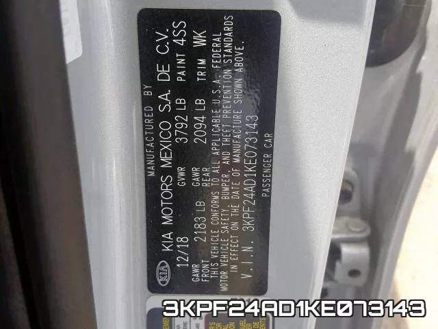 3KPF24AD1KE073143 фото 2