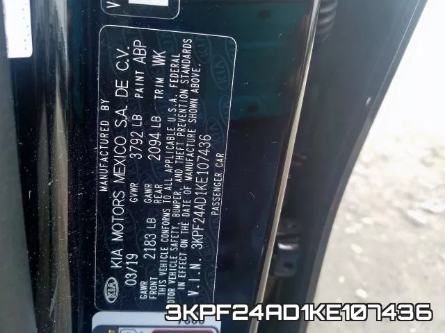 3KPF24AD1KE107436 фото 2