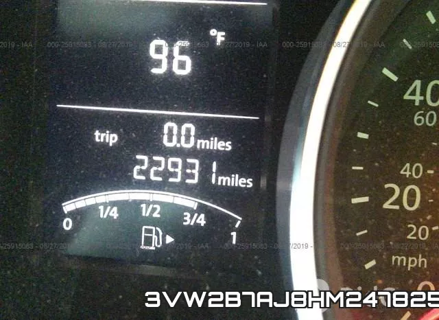 3VW2B7AJ8HM247825 фото 8