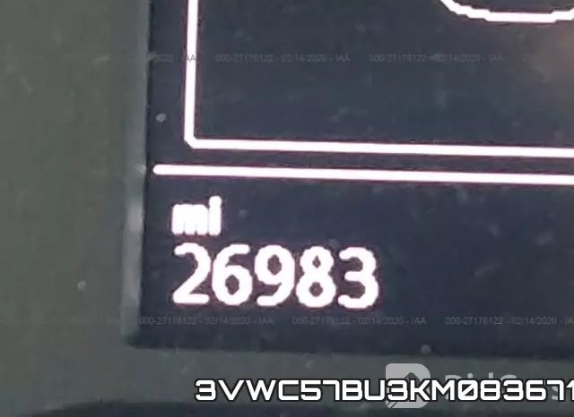 3VWC57BU3KM083671 фото 8