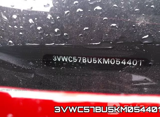 3VWC57BU5KM054401 фото 10