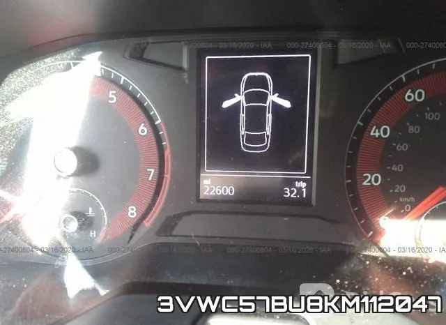 3VWC57BU8KM112047 фото 8